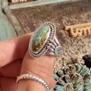 SOLD Genuine Turquoise Navajo Ring